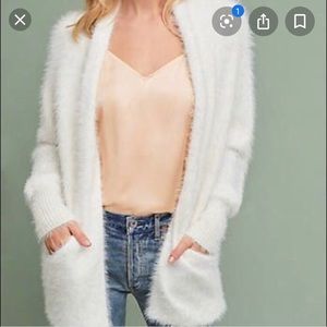 Pocketed Eyelash Cardigan